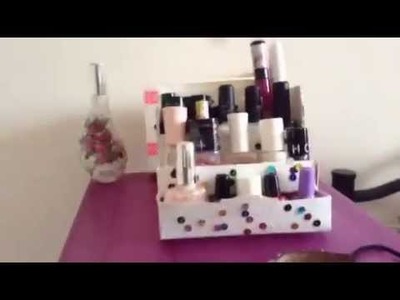 DIY - rangement vernis à ongle - recup