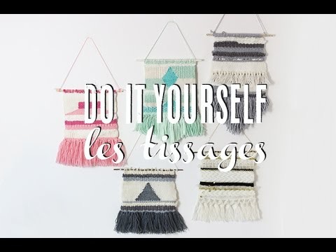 DIY - Tissage - Wall Weaving with an homemade loom (english subtitles)
