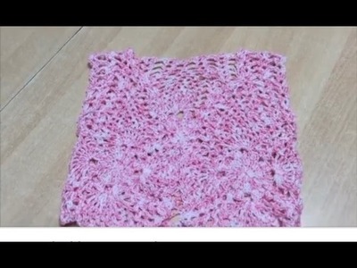 Tuto bolero au crochet spécial gaucher 2.3