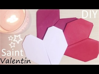 DIY St-Valentin Facile ❤️‍ Coeur Origami