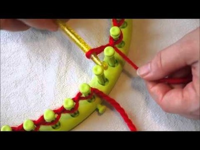 Comment monter les mailles au tricotin rond avec une aiguille de crochet