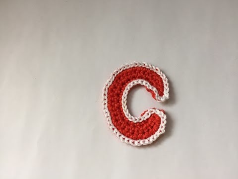 Tuto lettre C au crochet spéciale gauchères