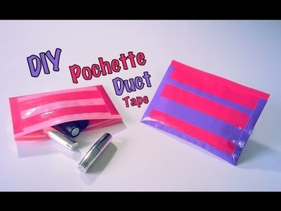 DIY Pochette avec ruban adhésif Duct Tape