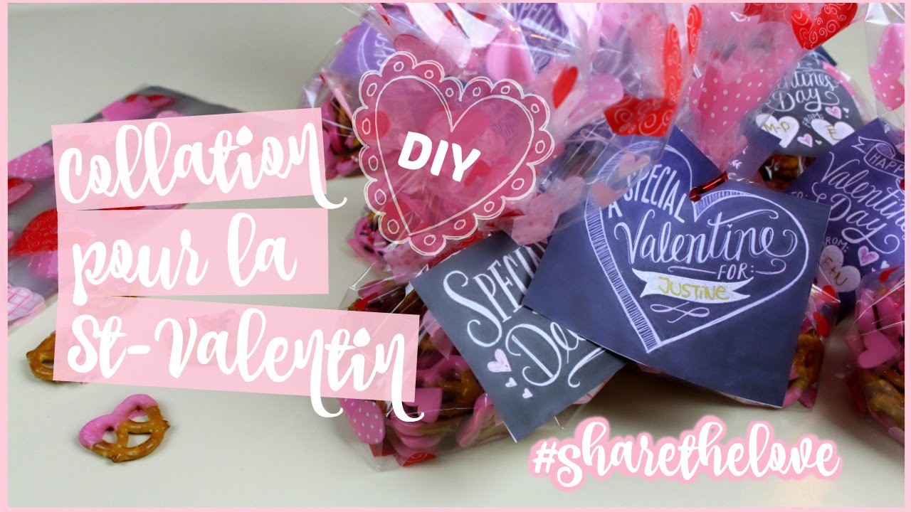 DIY | Collation simple et rapide pour la St-Valentin + #sharethelove