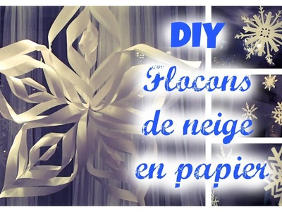 DIY de Noël ❄ || Des Flocons de neige en papier