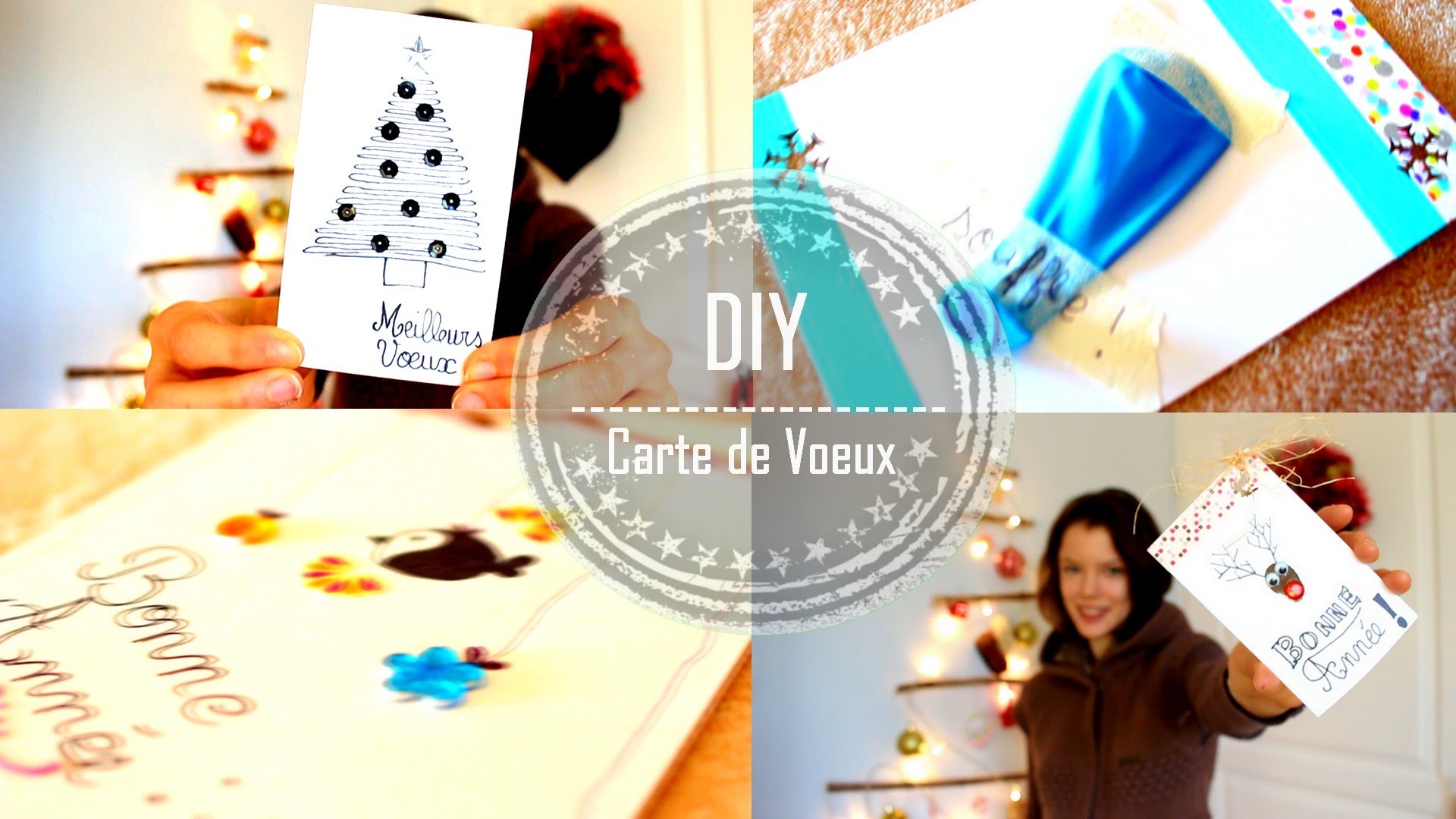 DIY | Fabriquer des Cartes de Vœux - Claire