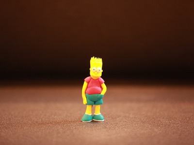 Bart Simpson; polymer clay fimo. pâte polymère fimo