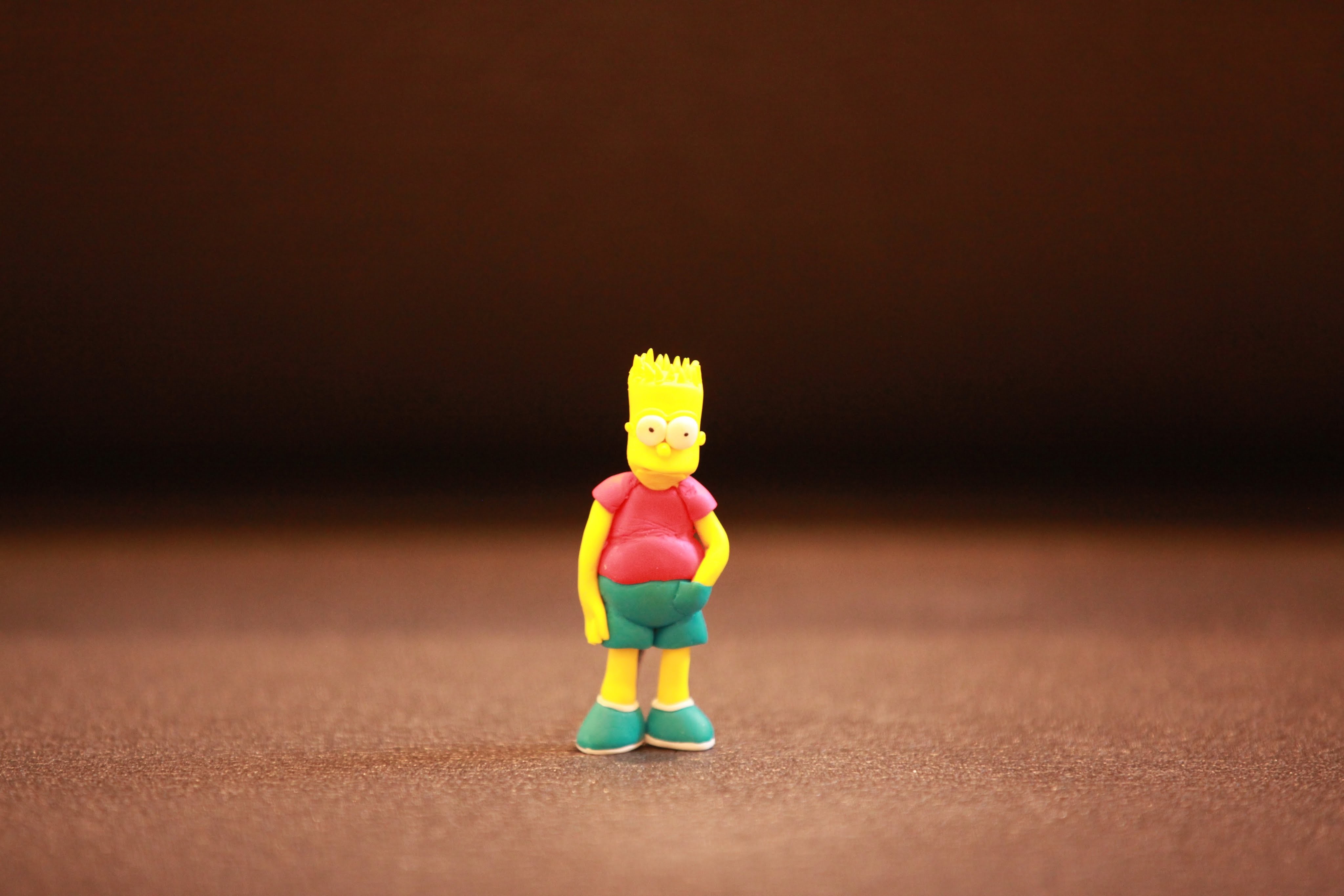 Bart Simpson; polymer clay fimo. pâte polymère fimo