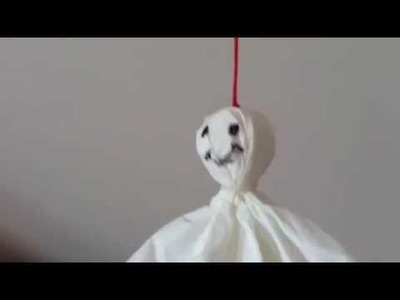 DIY fantôme facile , rapide et tête de mort en fimo Halloween