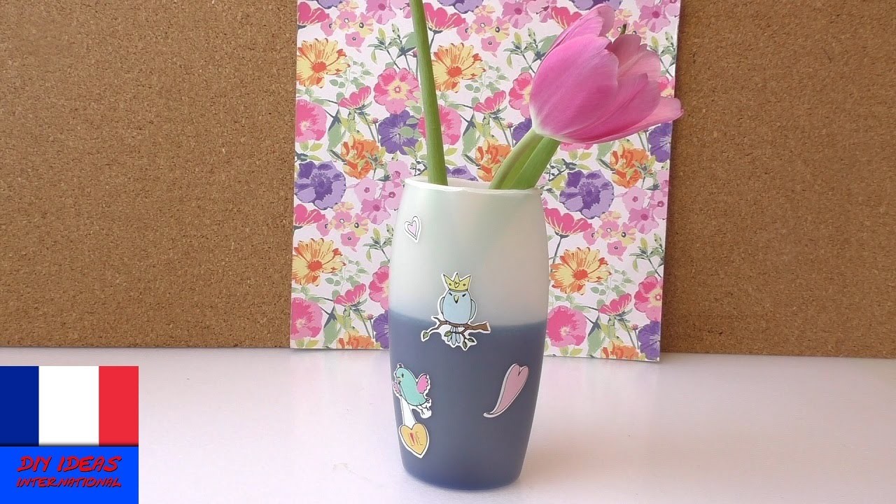 Vase à pendre DIY | « Transformer le vieux en neuf » Vase à fleurs