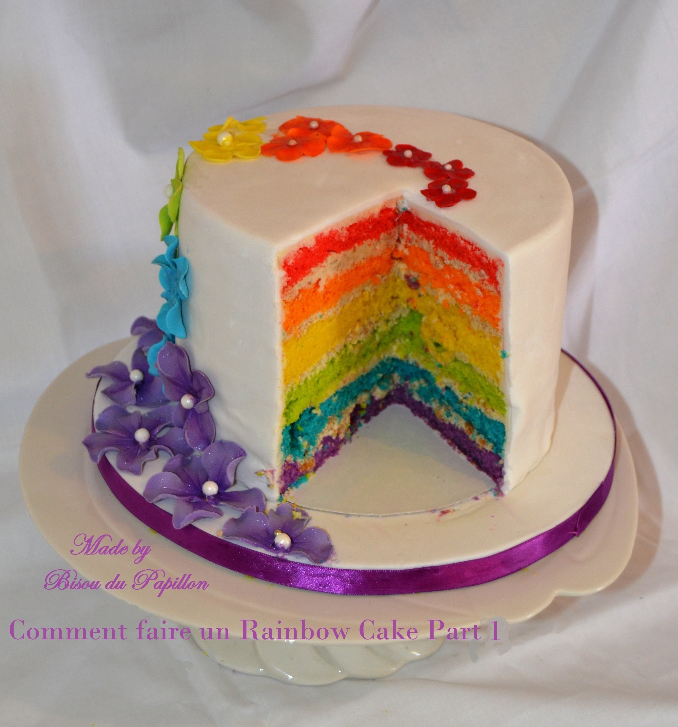 Comment faire un Rainbow Cake Part 1