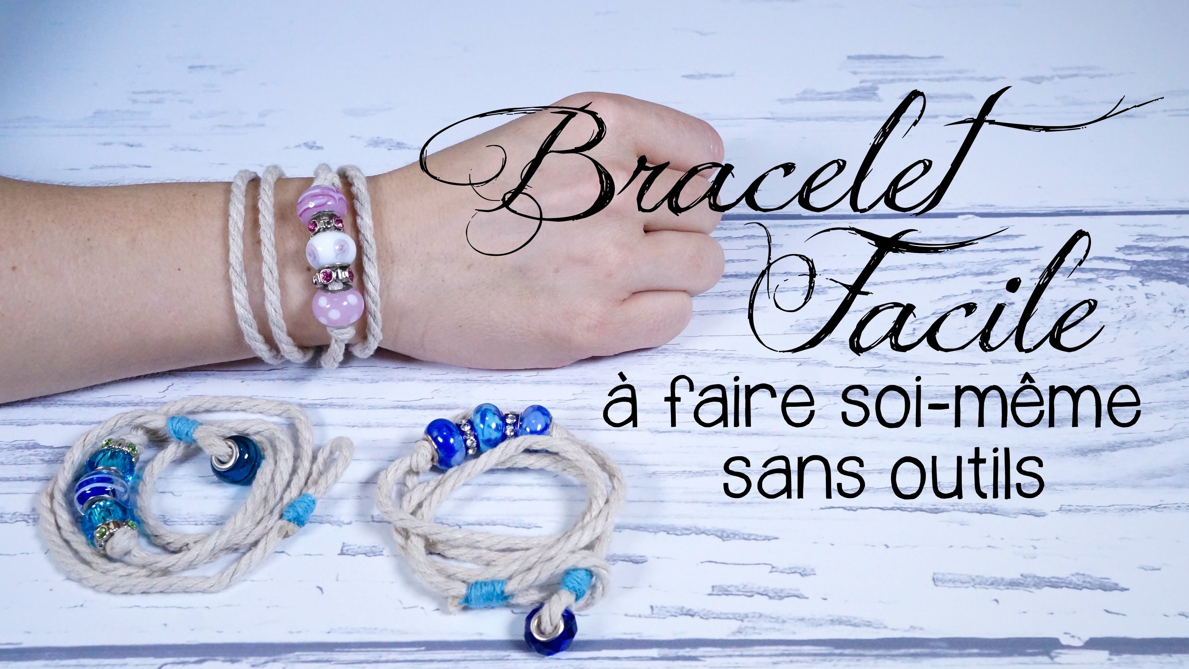 Bracelet de cordage DIY