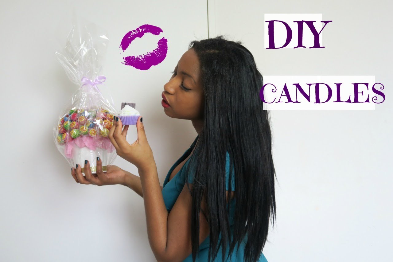 DIY #2 [how to make] candles.bougie cupcake♡