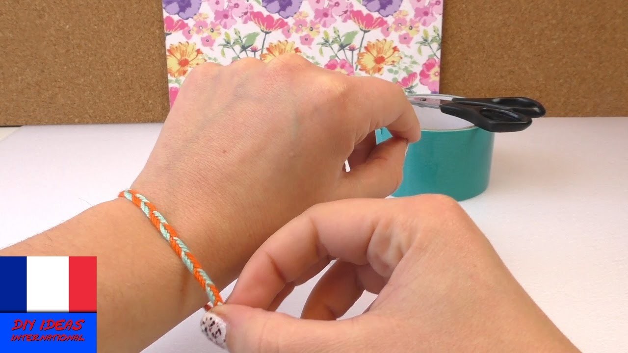 DIY bracelet avec modèle flèche | Un bracelet simple en arrête de poisson