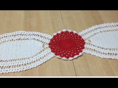 Tuto chemin de table au crochet special gaucher 1.2