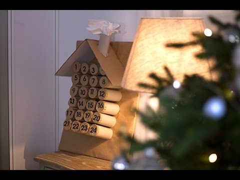 DIY Noël : Calendrier de l'Avent 100% Recup'