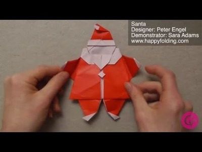 DIY Origami Père Noël