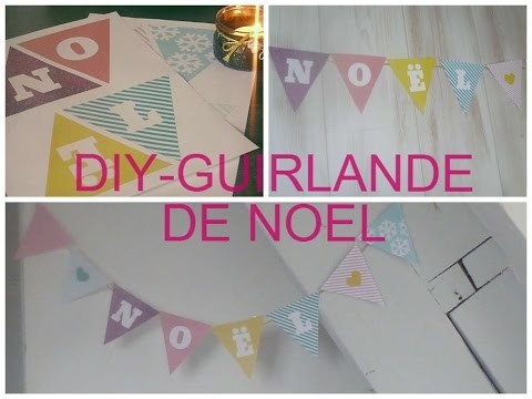 ❅ [série de noël 1] DIY-GUIRLANDE DE NOEL ❅