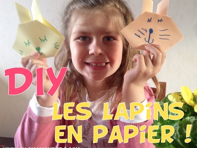 DIY: Lapin Pâques Papier ( Origami Facile )