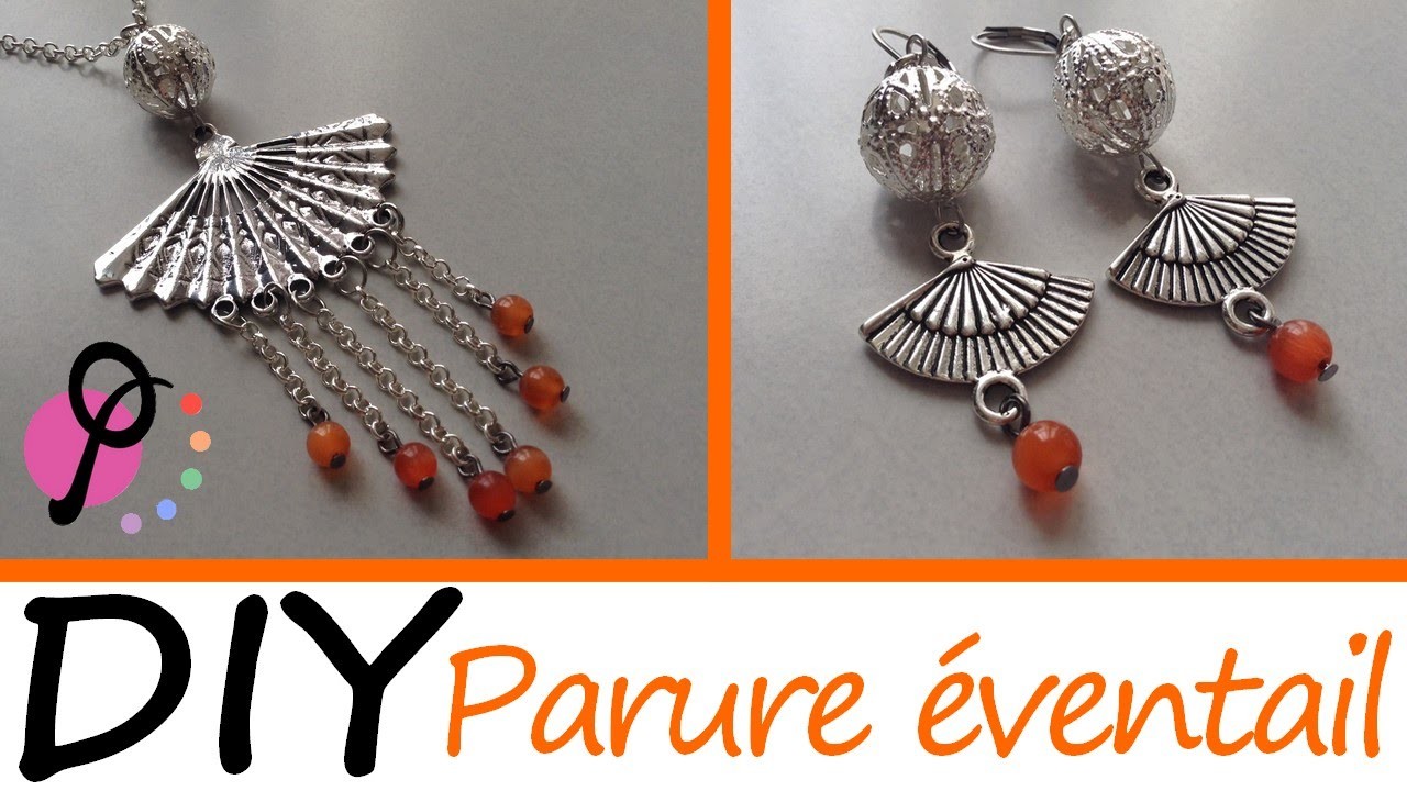 DIY #9 - Parure éventail avec PimPomPerles.fr