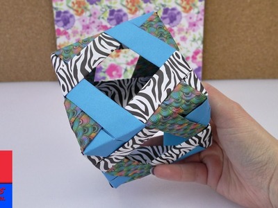 Dé en Origami avec des ouvertures | Super dé en papier DIY | Simple & Rapide | Origami |12