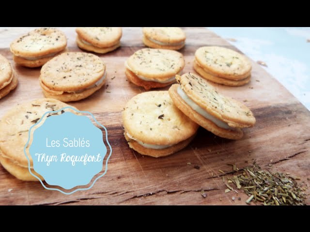 DIY Cuisine ♡ Les Sablés Thym Roquefort