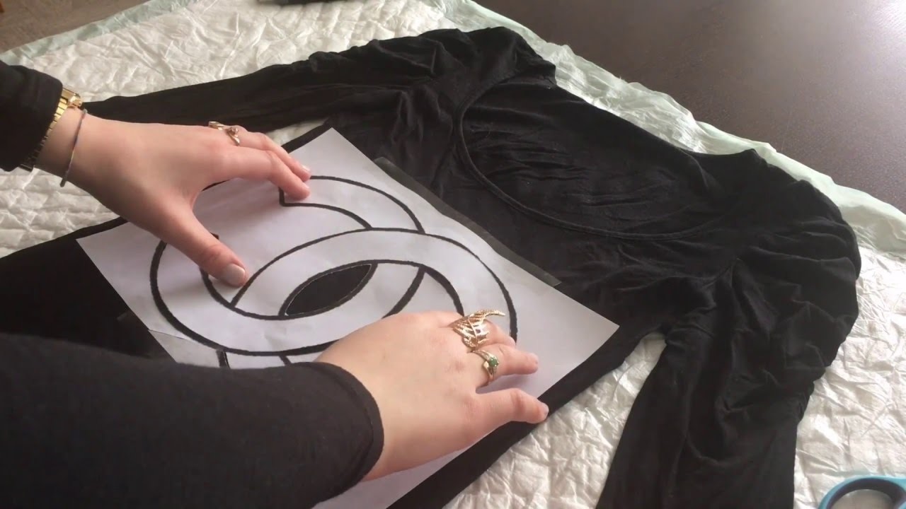 DIY : Tee Shirt Coco Chanel.