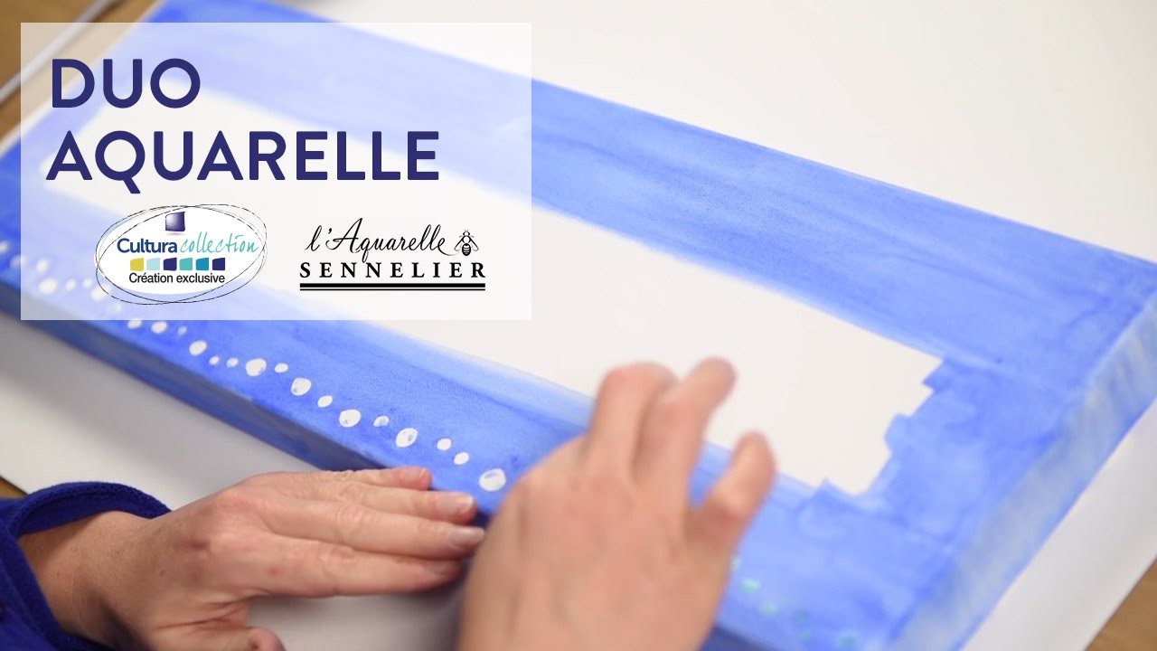 Tutoriel DIY : Réalisez un duo aquarelle - Cultura Creativ 2016
