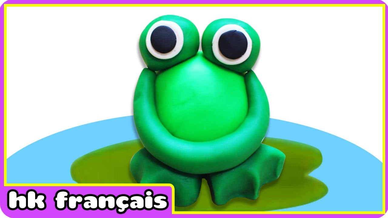 Comment faire une Grenouille en Pâte à Modeler  | How to make a Play Doh Frog | HooplaKidz Français