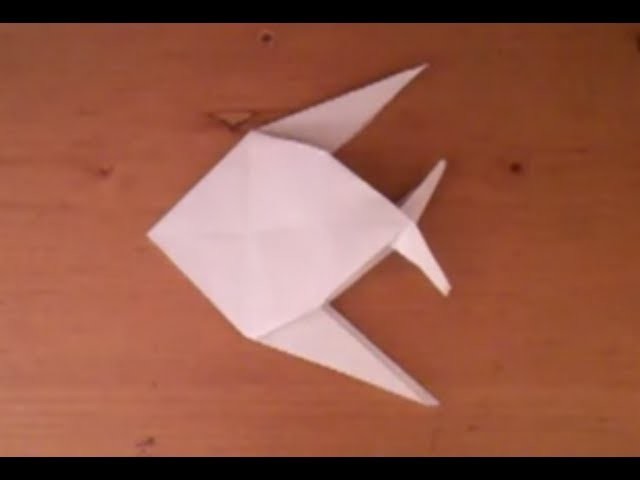 Faire un poisson en origami - Poisson en papier