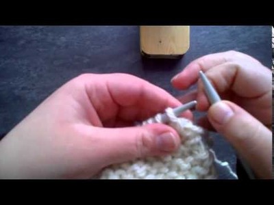 Leçon n°18 - tricoter le point "d'alvéole" ou point "nid d'abeille"