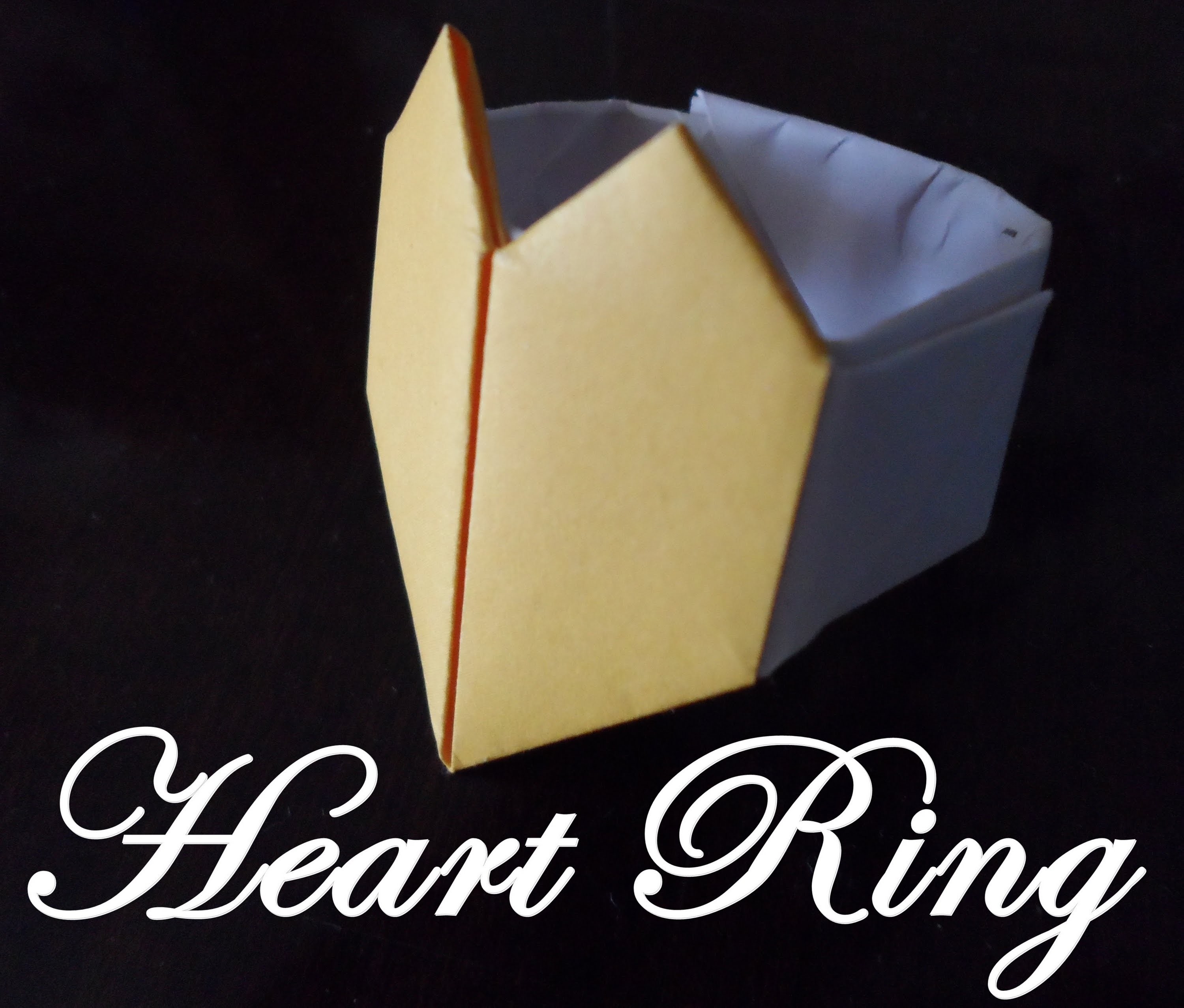 Origami - Bague En Coeur (Tutorial)