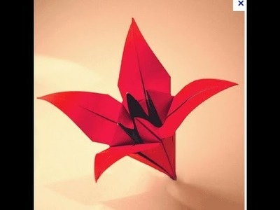 Origami - Fleur d'Iris (tutorial)