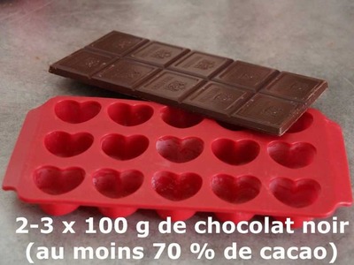 Chocolats coeur caramel au beurre salé