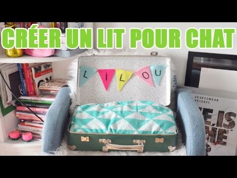 Créer un lit pour chat en recyclant une valise - DIY avec youMAKEfashion