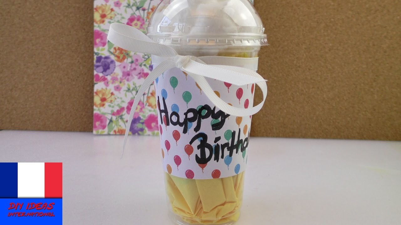 Emballage cadeau Starbucks DIY | Super emballage cadeau en « Coffee to go »