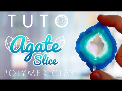 [TUTO] Imitation Agates - Polymer Clay Faux Agate Slice