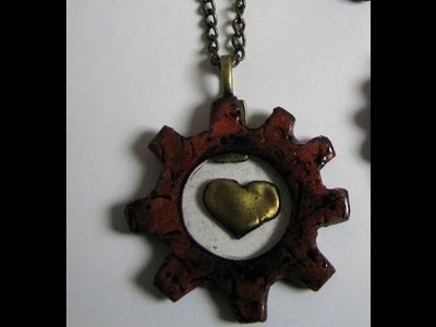 Tutoriel pendentif engrenage en fimo 01