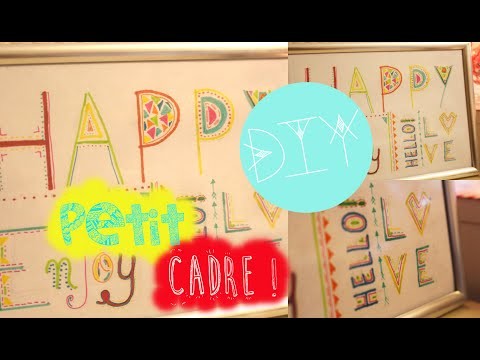 ◊ [ DIY ] : Petit Cadre Coloré ! ◊