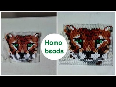 [ DIY ] Tiger - hama beads. Perles à repasser