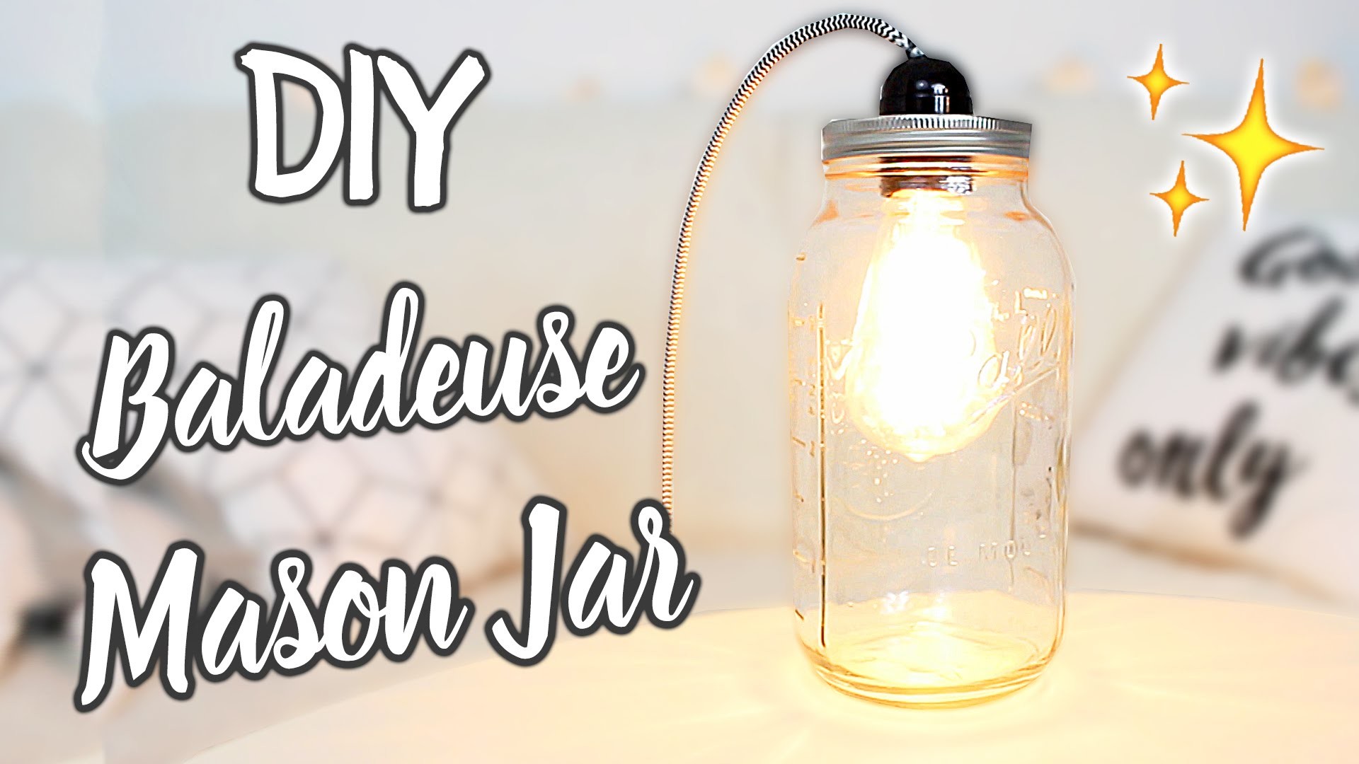 DIY. Lampe baladeuse Mason Jar 