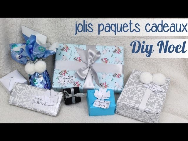 DIY noel : faire des paquets cadeaux