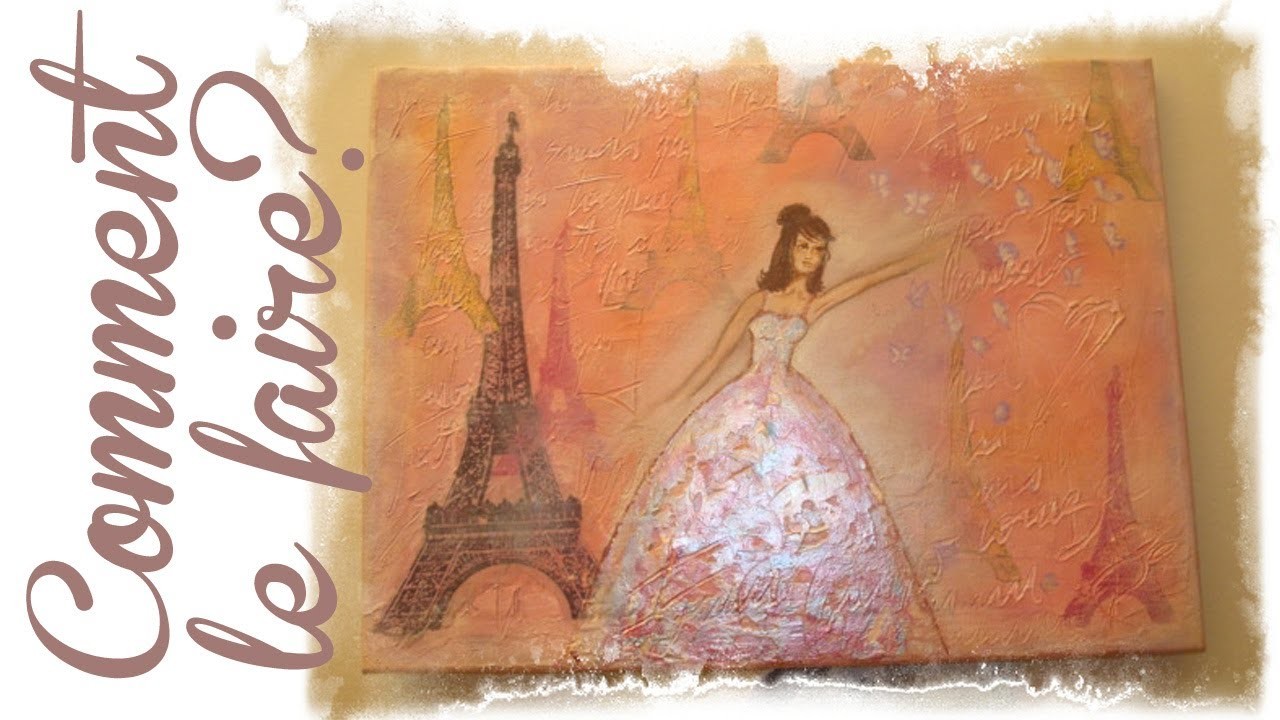 Tableau à réaliser sur le thème de Paris et sa Tour Eiffel