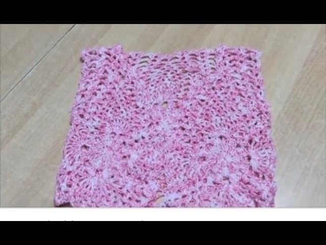 Tuto boléro au crochet spécial gaucher 3.3