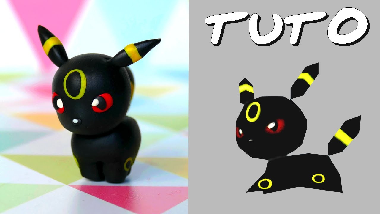 TUTO FIMO | Noctali. Umbreon (de Pokémon Rumble World)