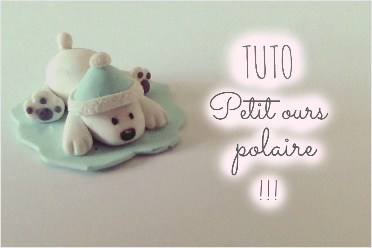 || TUTO FIMO || Petit ours polaire