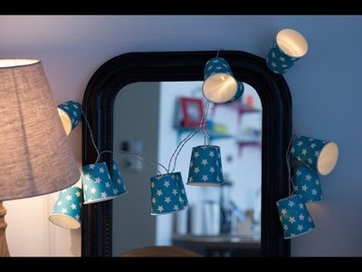 DIY Guirlande lumineuse fait maison pour décorer une chambre ou son salon