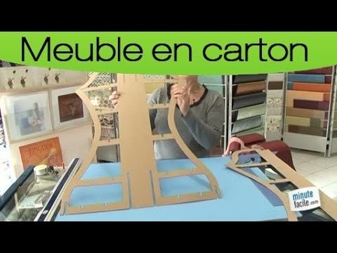 Fabriquer un meuble en carton : créer un gabarit