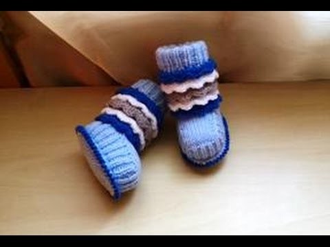 Chausson bottines tricot magnifique 2