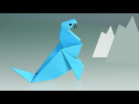 Comment faire une Phoque, origami